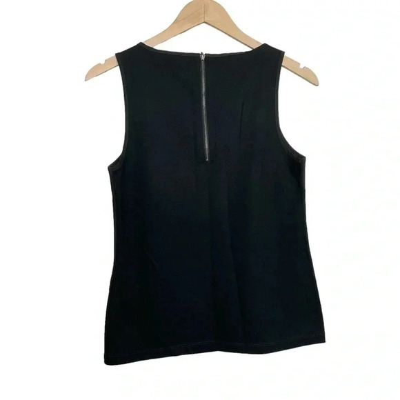 Banana Republic Black Embossed Tank Top XS - Picture 3 of 5